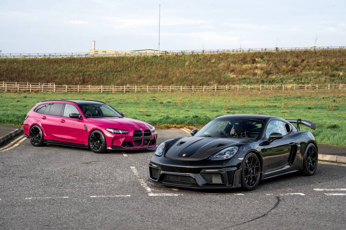 BMW M3 Touring and Porsche GT4 RS